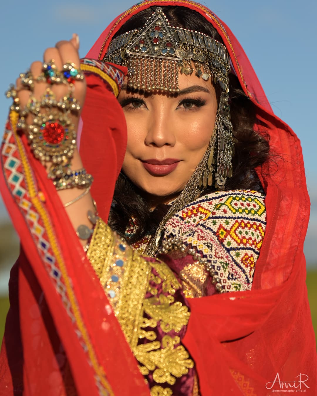 Traditional wedding look